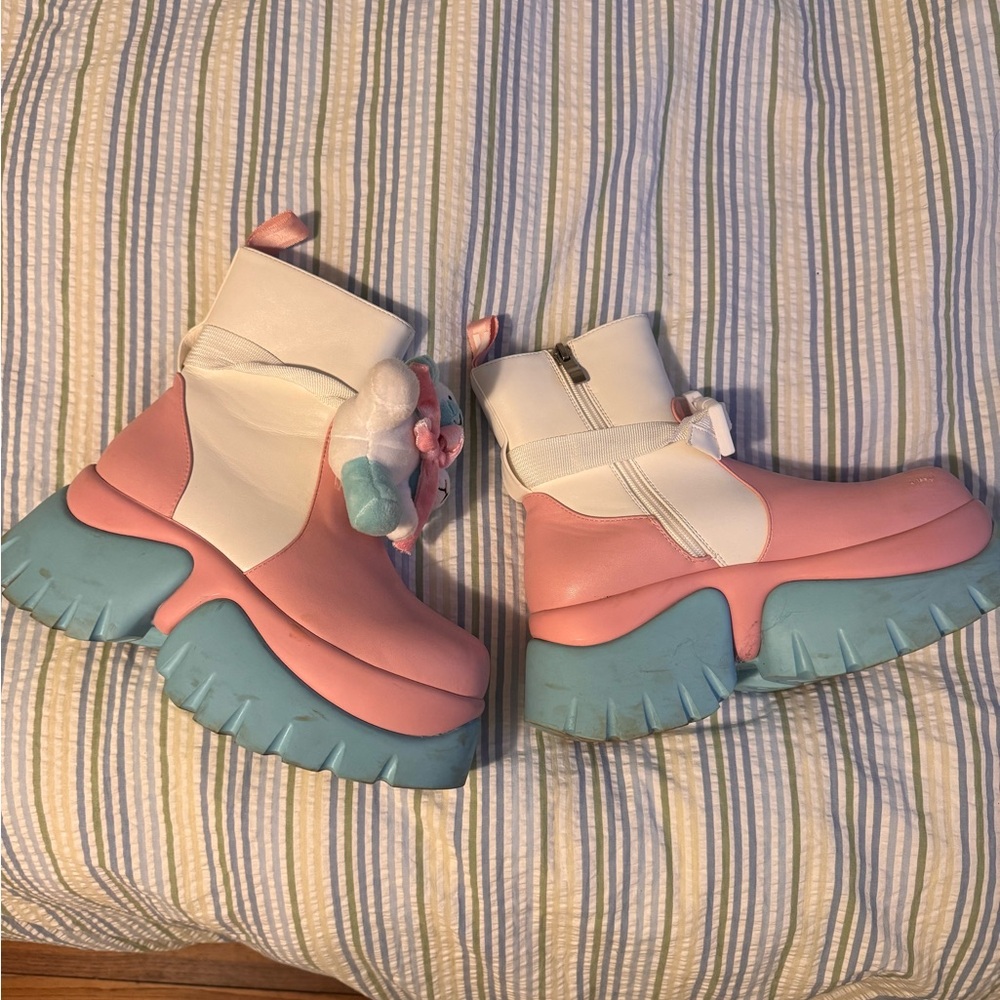 Chic Kids Pink and Blue Boots